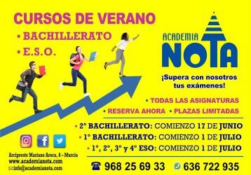 Comienzan los cursos de verano de Bachillerato y ESO