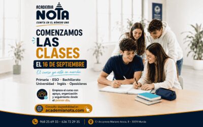 Comenzamos las clases en Academia Nota