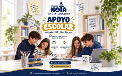 Apoyo escolar en Murcia para Primaria, ESO y Bachillerato
